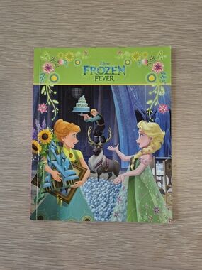 Disney Frozen Fever Picture Book - Green Paperback Cover